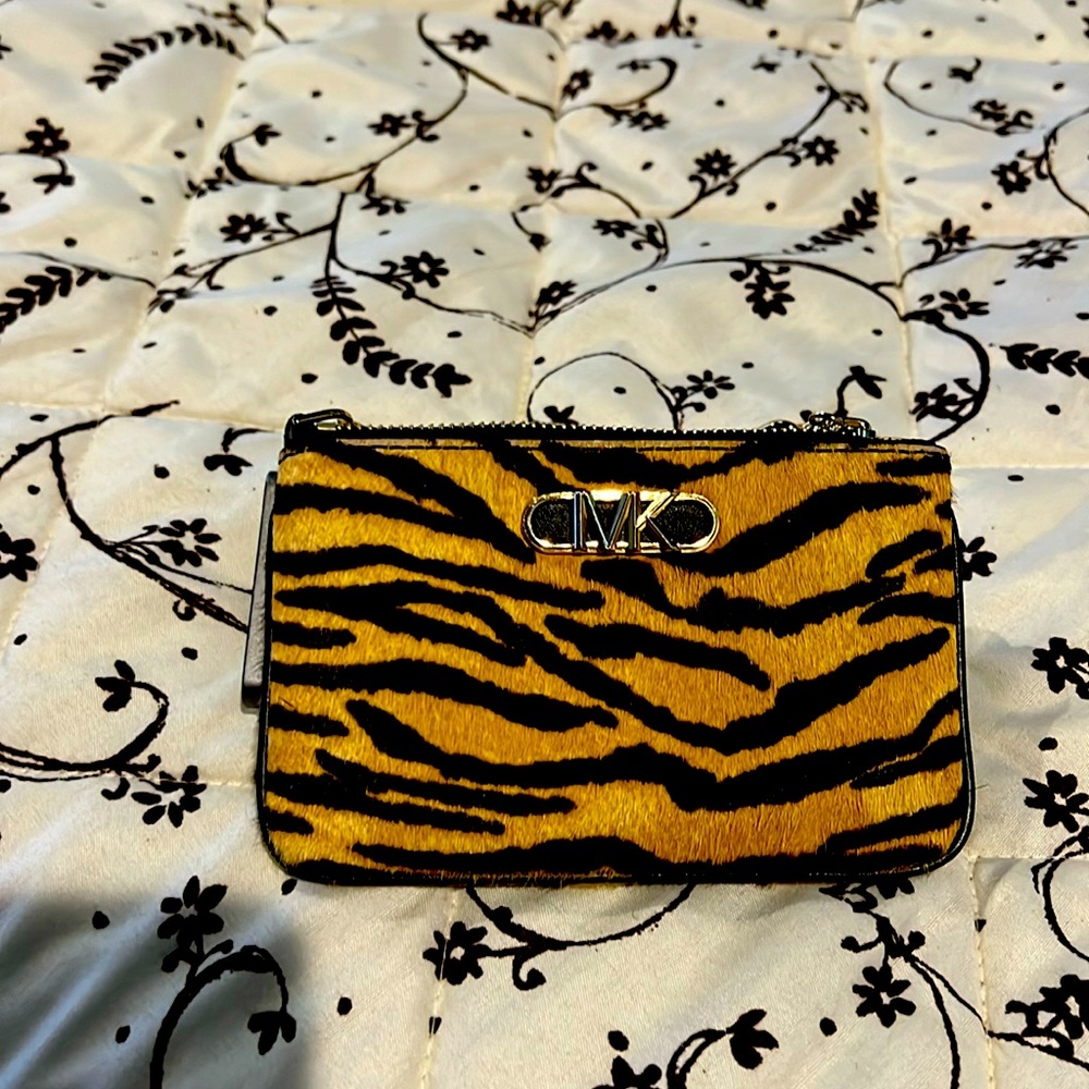 Michael Kors Kathy here Tiger stripe coin purse